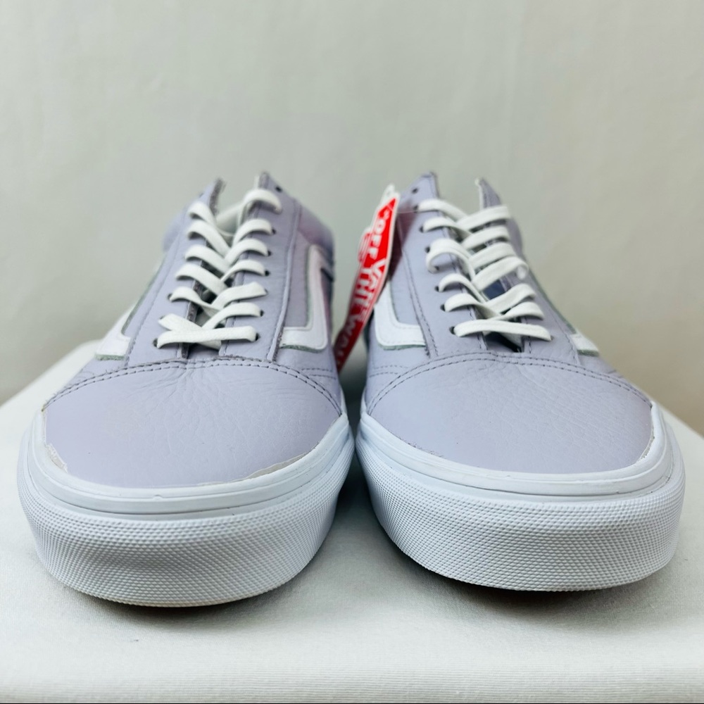 Unisex Lavender Vegan Leather Shoes - Picture 4 of 12